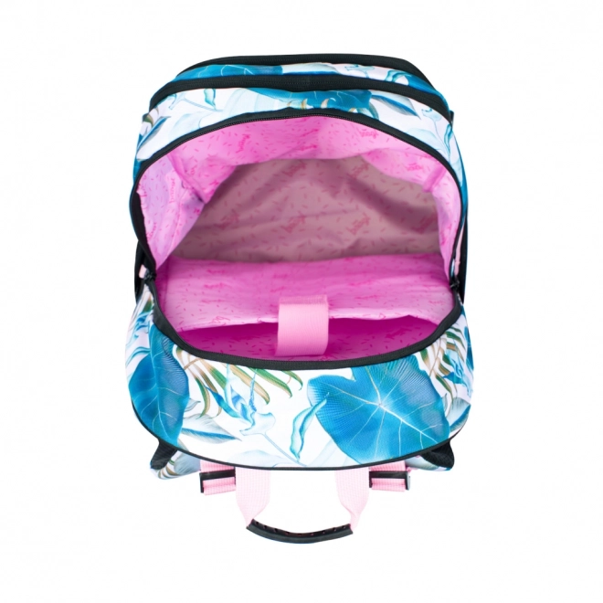 Baagl School Backpack Set: Skate Leafs