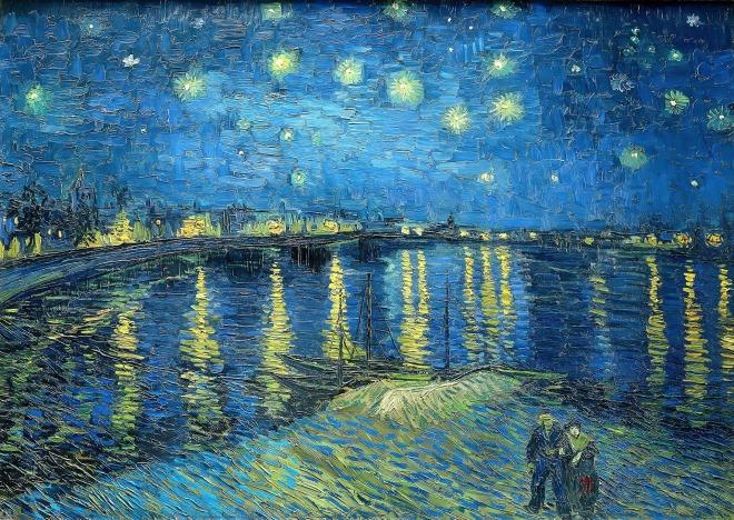 Enjoy Puzzle Vincent Van Gogh Starry Night Over the Rhône 1000 Pieces