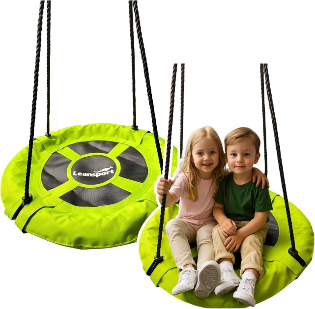 Altalena da giardino per bambini, Verde Nido di Cicogna, 60 cm