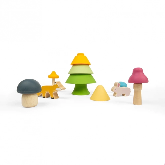 Forest Animals Wooden Playset