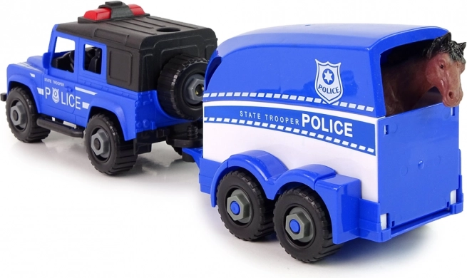 Abnehmbarer Anhänger und robuster Geländewagen