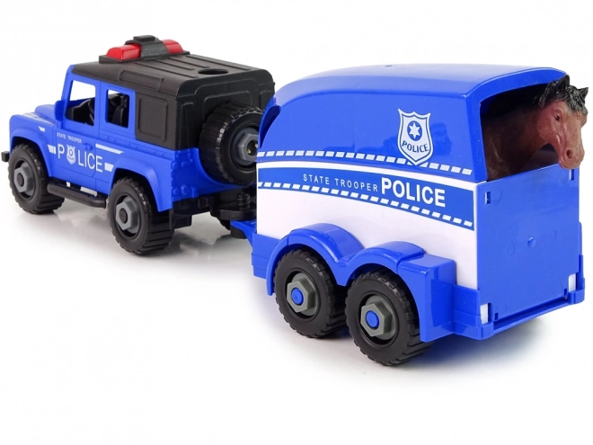 Police Off-Road Transporter DIY Set