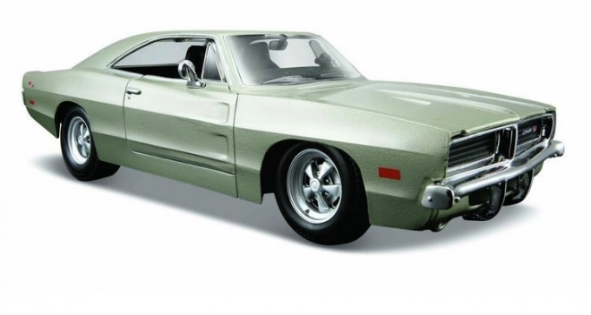 Composite model Dodge Charger R/T 1969 silver