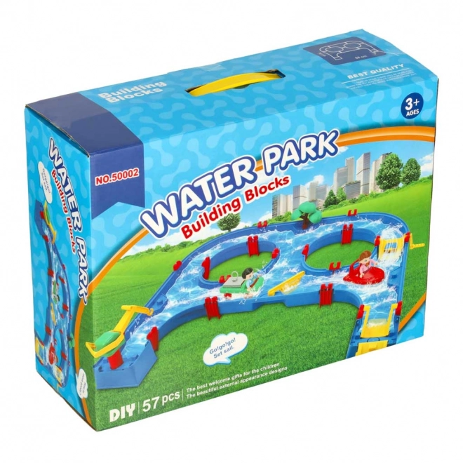 Water Track Garden Playset 57 Pieces