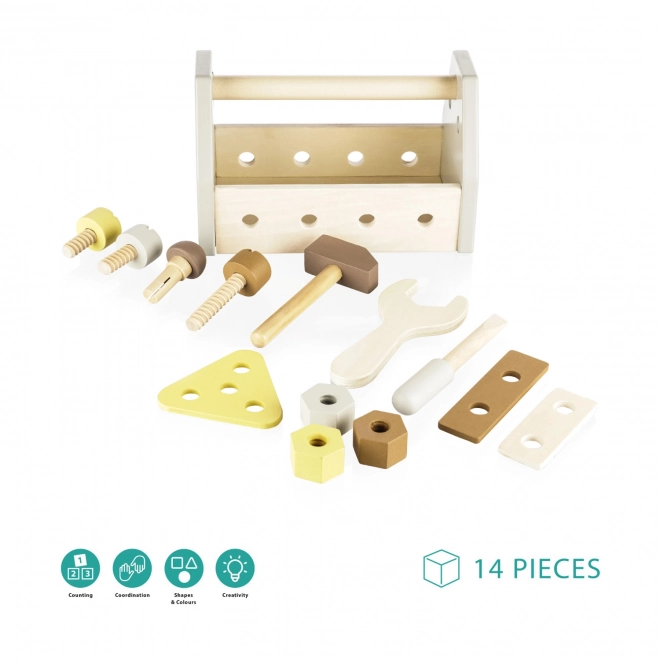 Wooden Toolbox Set for Curious Builders