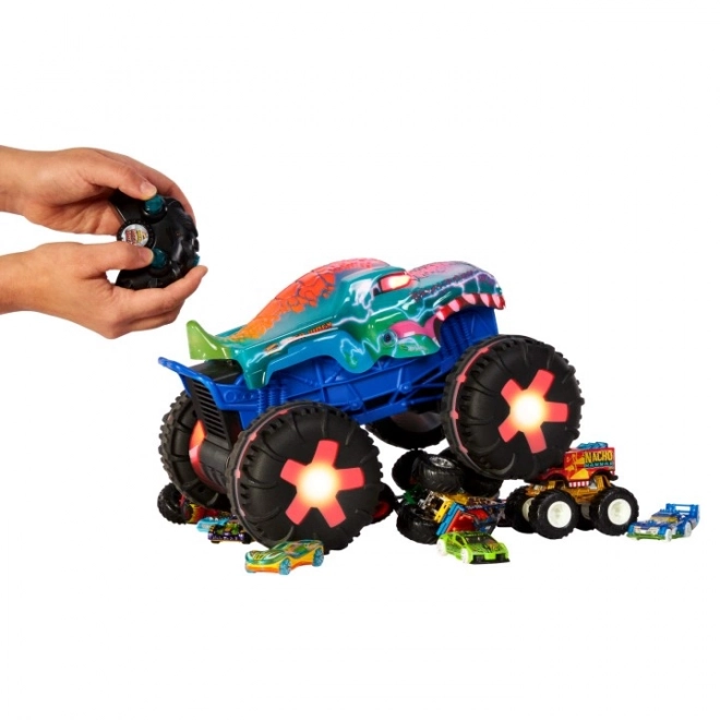 Hot Wheels Monster Trucks Mega-Wrex Remote Control with Lights & Sound