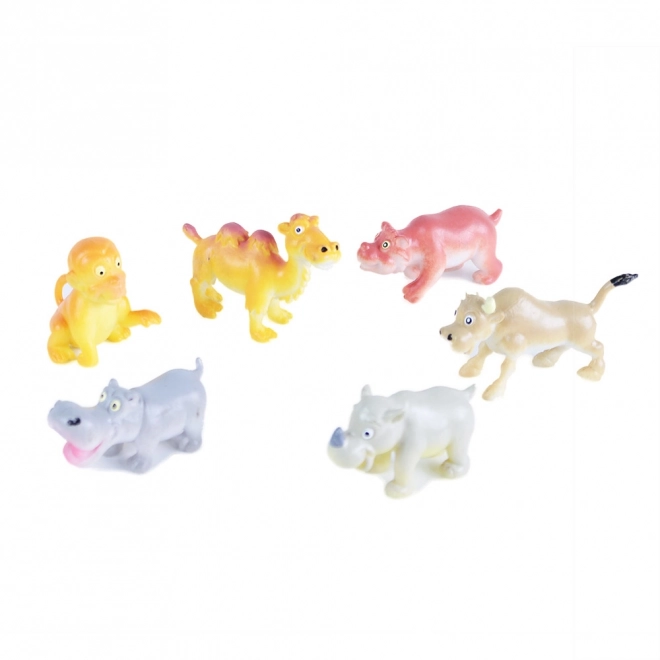 Cheerful Wild Animals Toy Set