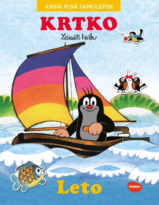 Krtko a léto - kniha samolepek