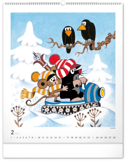 Wall Calendar Mole Adventures 2025