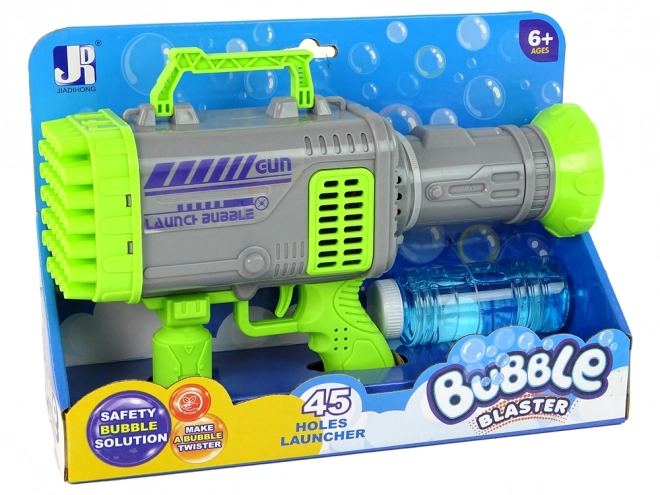 Green Bubble Gun Machine