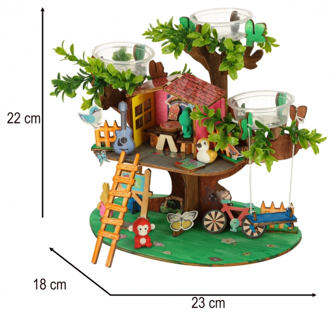 Creative Treehouse Building Set with Accessories