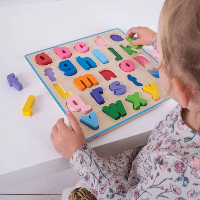 Wooden Alphabet Puzzle - Lowercase Letters