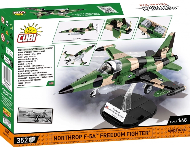 Northrop F-5A Freedom Fighter Building Blocks Set