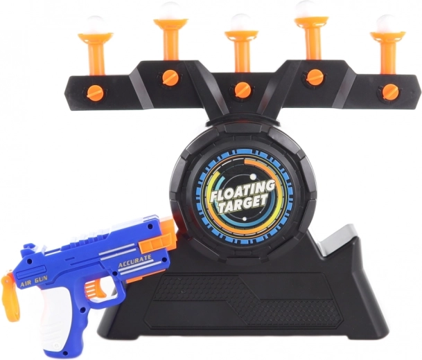 Levitating balls for moving targets