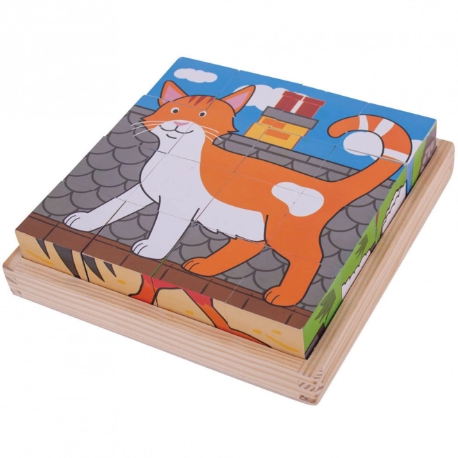 Farm Picture Wooden Blocks