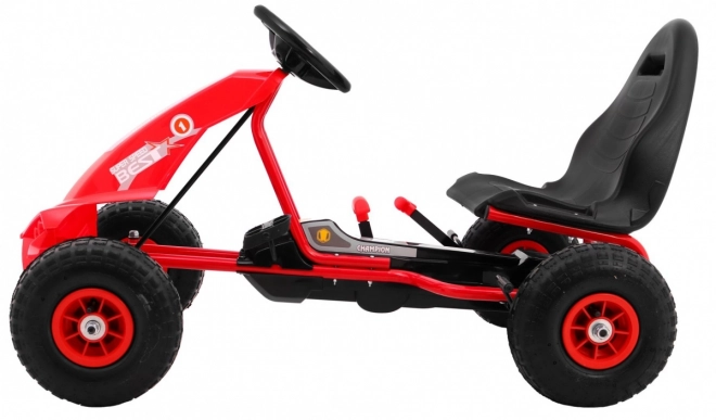 Pedal Go-Kart Champion for Kids 3+ Red