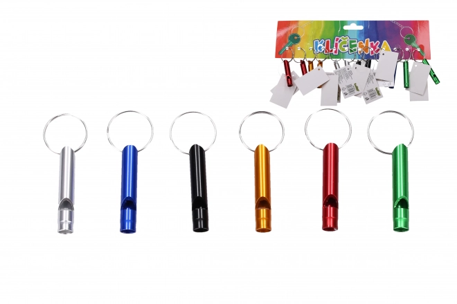 Colorful Whistle Keychain