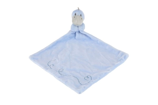 Cuddly Dinosaur Plush Blue Security Blanket