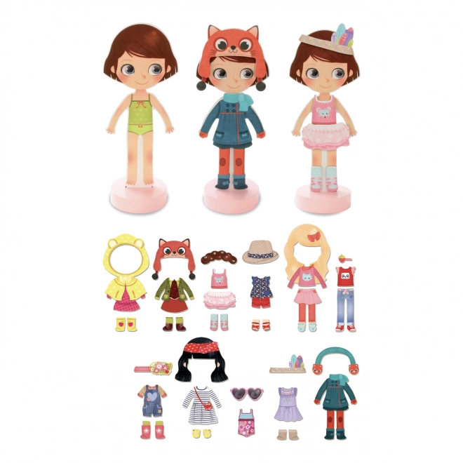 Magnetic Dress-Up Puzzle Chloe