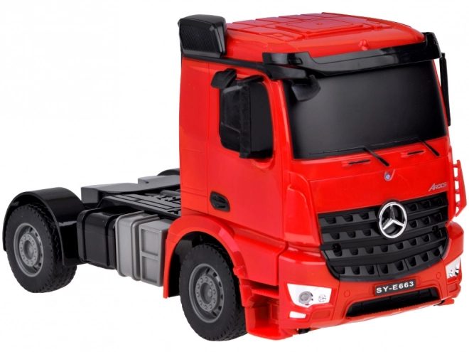 Mercedes Remote Control Truck Set with Excavator 1:26 Scale