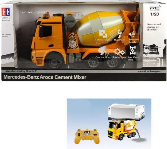 Remote-Controlled Construction Truck MaDe 38 cm Orange