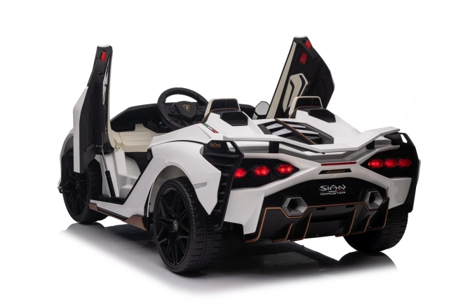 Ružové vozidlo Lamborghini Sian – Biele