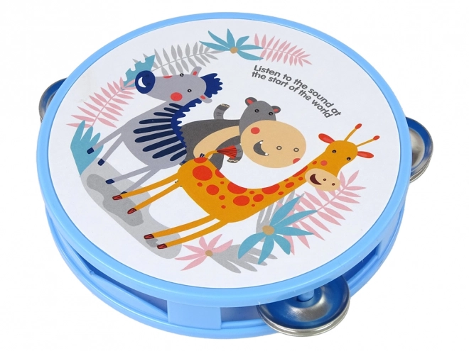 Musical Animal Tambourine for Kids