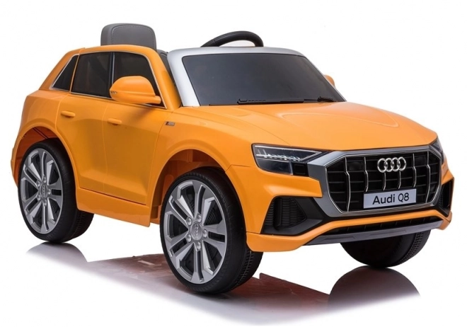 Audi Q8 Kids Ride-On Car Yellow Lacquered