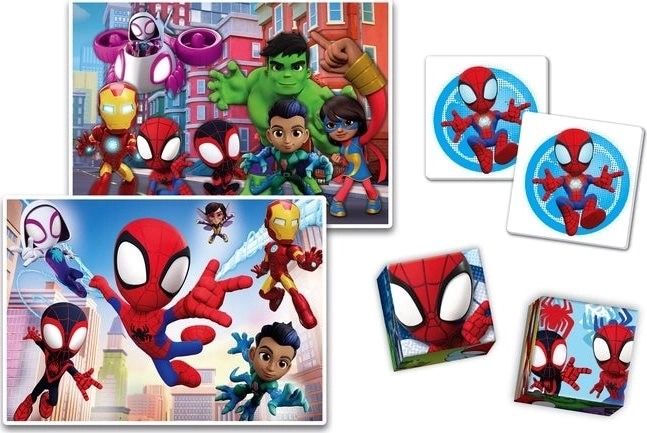 Clementoni soubor her Spidey a jeho úžasní přátelé 4v1