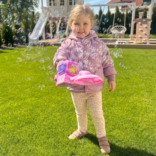 360° rotation for an impressive bubble effect