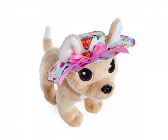 Divertente cane di peluche