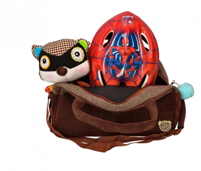 EcoSnoopers Bag with Raccoon Plush