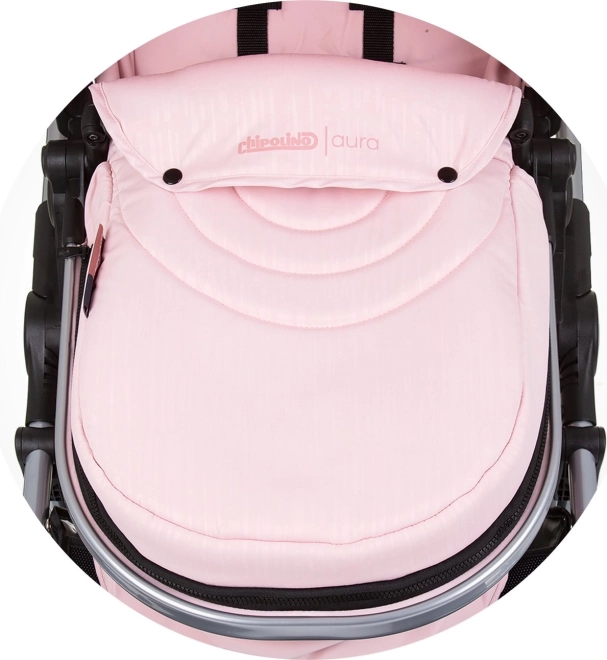 Chipolino Aura 2-in-1 Stroller Flamingo