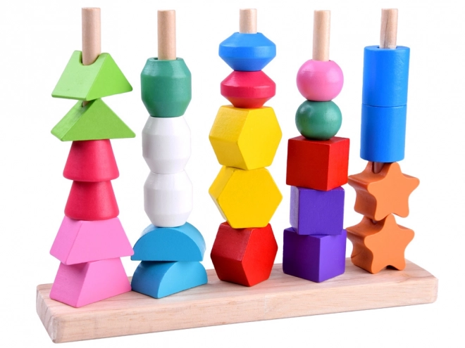 Educational Wooden Puzzle Blocks Set