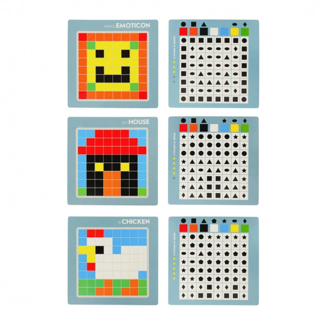 Creative Logic Puzzle Blocks Mosaic Set