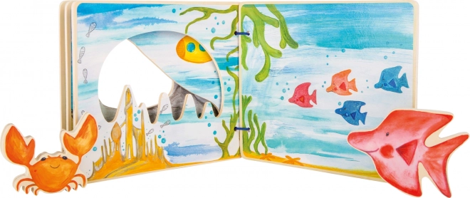 Underwater World Interactive Wooden Book