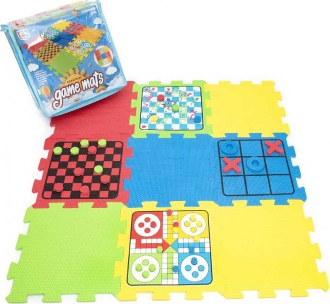 Foam Puzzle with Board Games Set