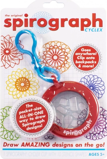 Keychain Pendant Spirograph Cyclex