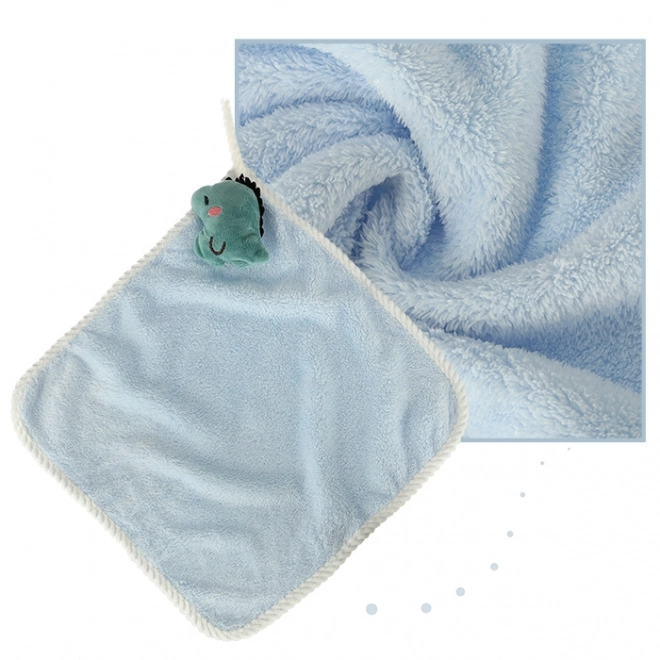 Children's Hand Towel with Blue Dinosaur