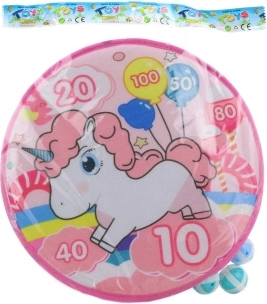 Terč s jednorožcem na suchý zip 35 cm