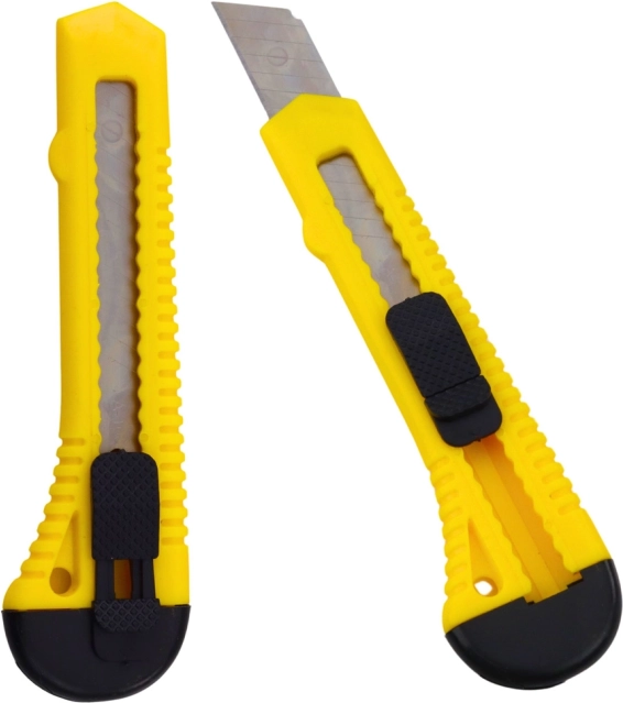 Yellow segmented knife 20mm