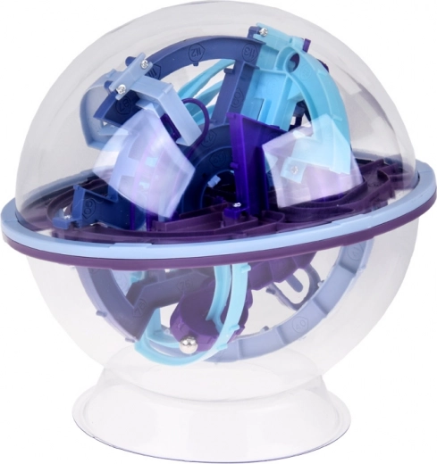 Transparent ball with a multi-level 3D maze