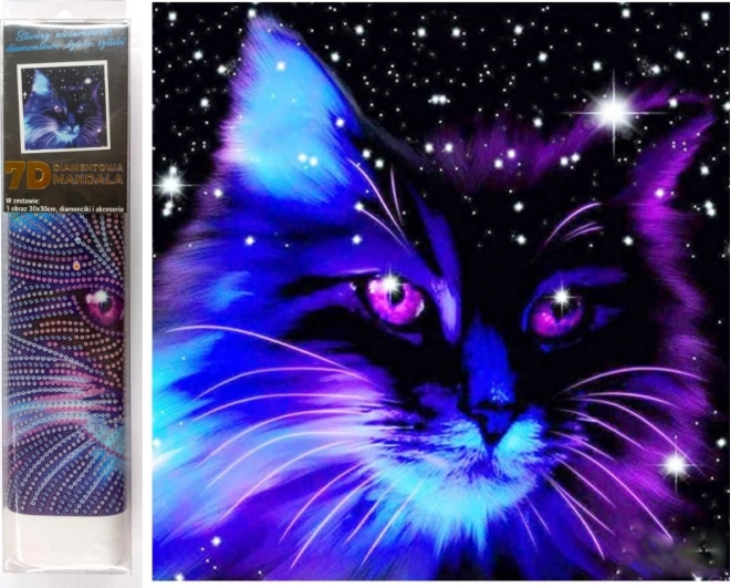 Norimpex Diamond Painting 7D Star Kitten 30x30cm