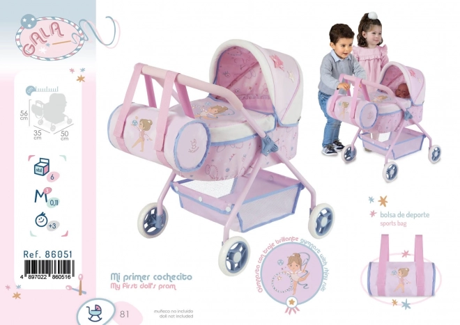 My First Doll Stroller with Bag Gala 2023