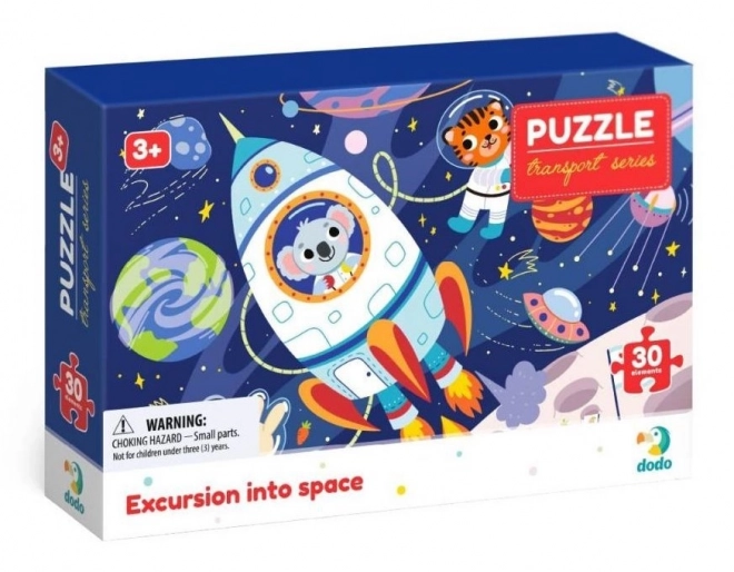 Space Adventure Animal Puzzle