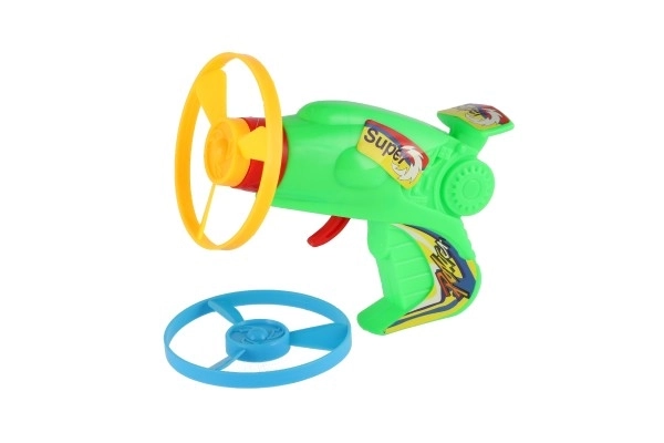 Flying Disc Launcher with Starter Gun