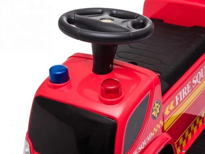 Kids Fire Truck Ride-On Vehicle with Bubble Cannon