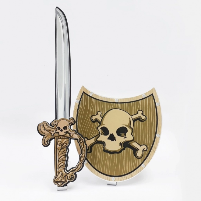 Foam Pirate Sword and Shield for Kids