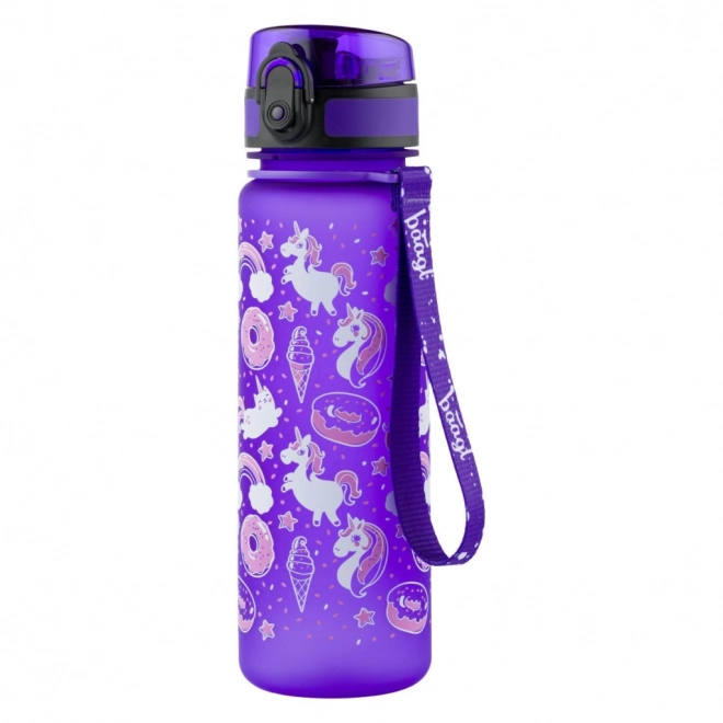 Baagl Tritan Unicorn Water Bottle, 500 ml