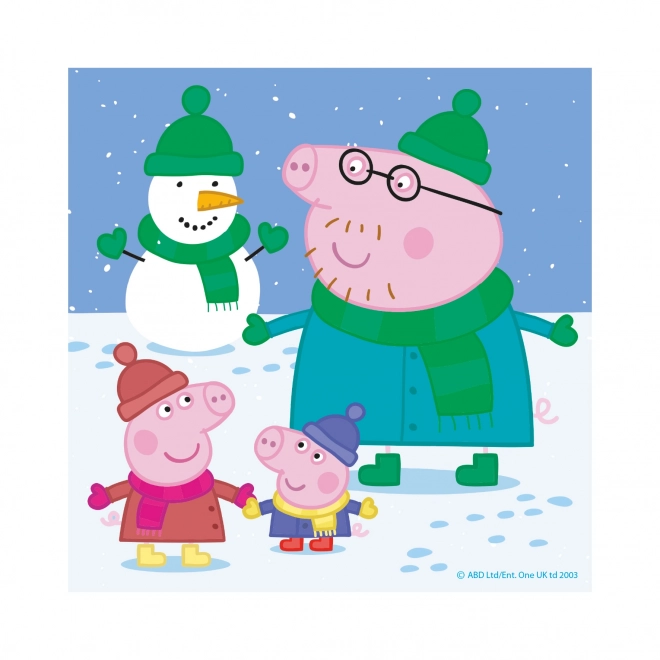 Puzzle Peppa Pig 3x55 pezzi